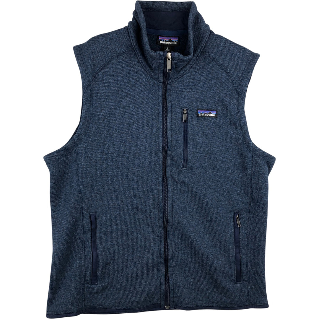 Patagonia STY25881FA15 Men's Fleece Vest, Size L polyester navy blue type Vintage Second Hand