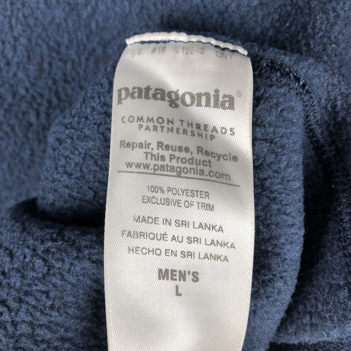 Patagonia STY25881FA15 Men's Fleece Vest, Size L polyester navy blue type Vintage Second Hand