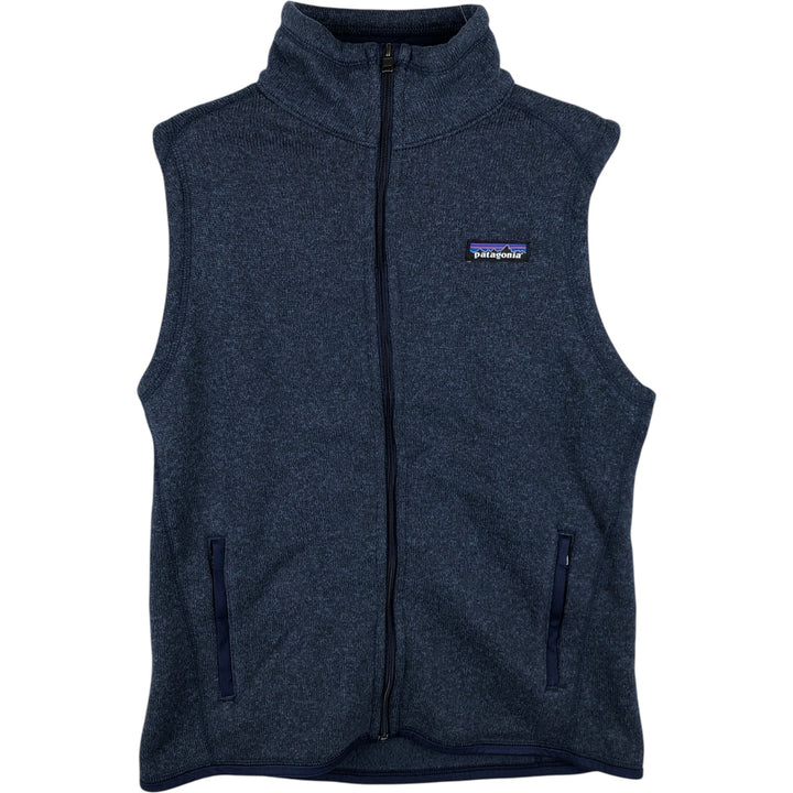 Patagonia STY25886FA18 Fleece Vest, Women's Size M (approx.) polyester navy blue type Vintage Second Hand