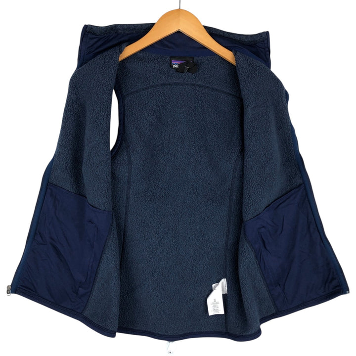 Patagonia STY25886FA18 Fleece Vest, Women's Size M (approx.) polyester navy blue type Vintage Second Hand