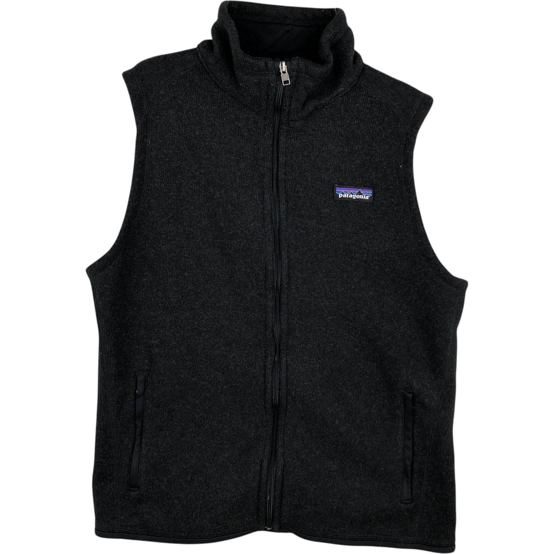 Patagonia Better Sweater Vest 25886FA15 Fleece Vest, Women's Size L polyester black type Vintage Second Hand