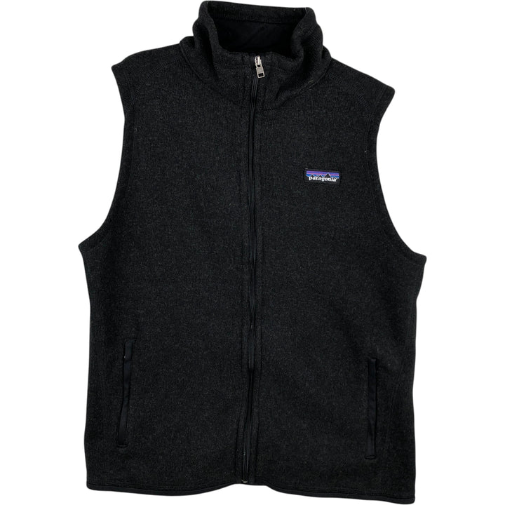 Patagonia Better Sweater Vest 25886FA15 Fleece Vest, Women's Size L polyester black type Vintage Second Hand