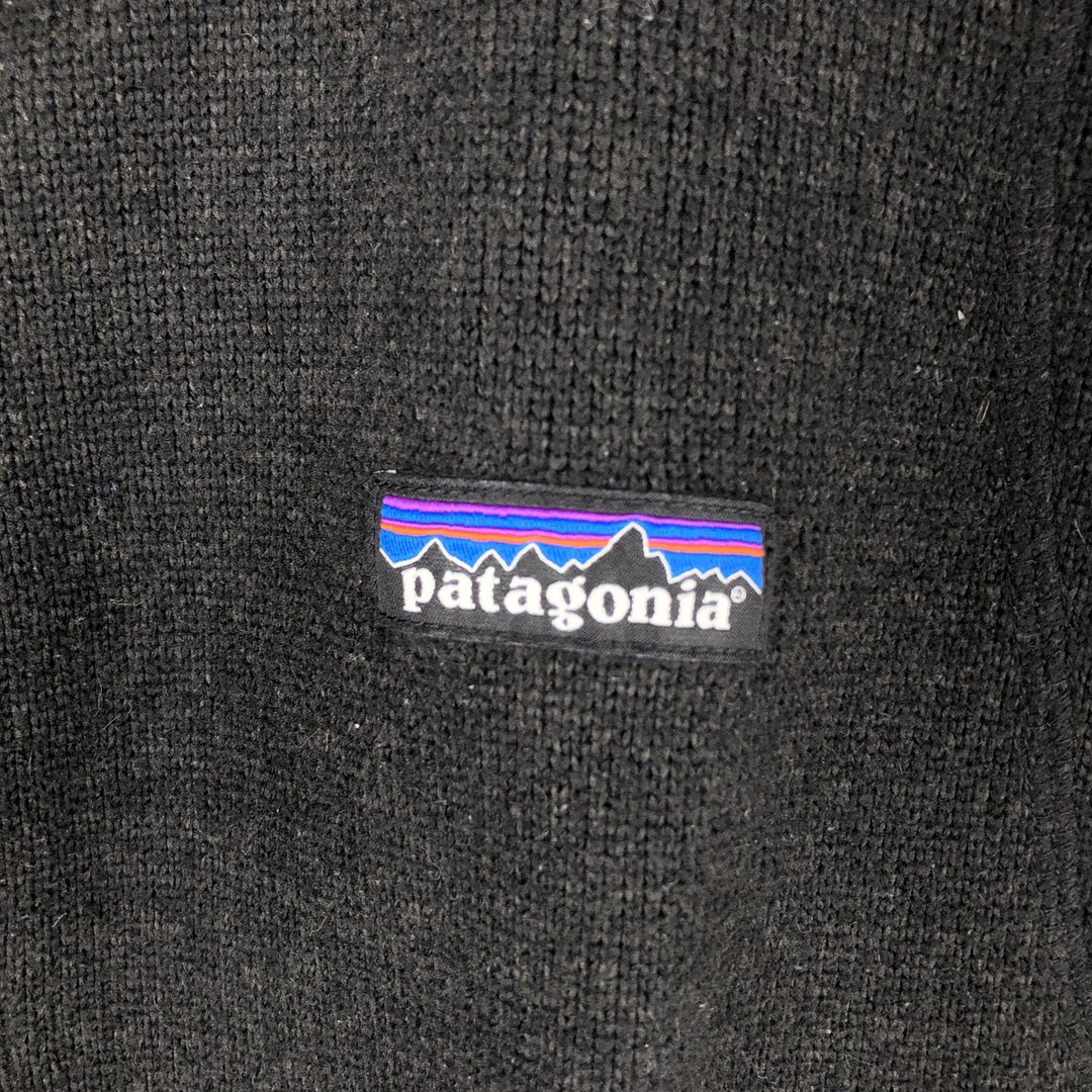Patagonia Better Sweater Vest 25886FA15 Fleece Vest, Women's Size L polyester black type Vintage Second Hand