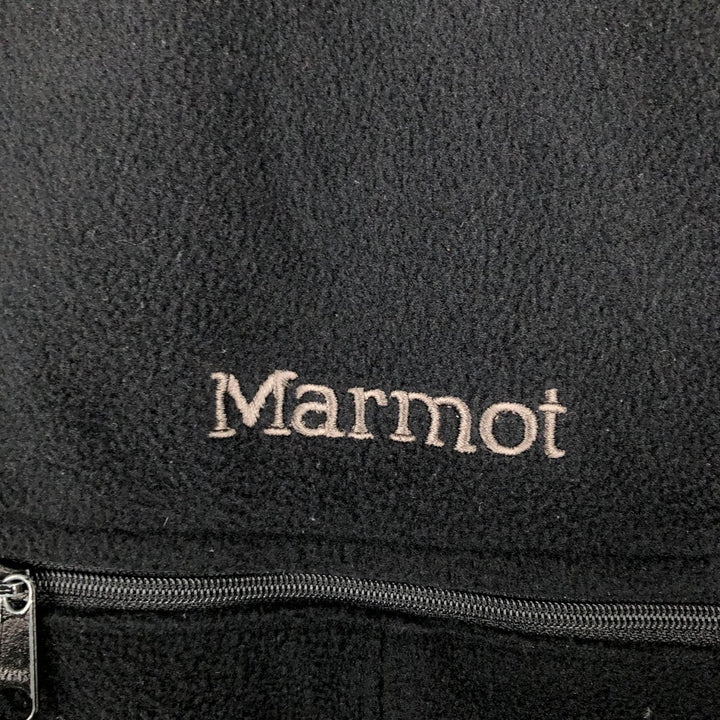 90'S Vintage Marmot Fleece Vest, Made in Canada, Men's XL polyester black type Vintage Second Hand