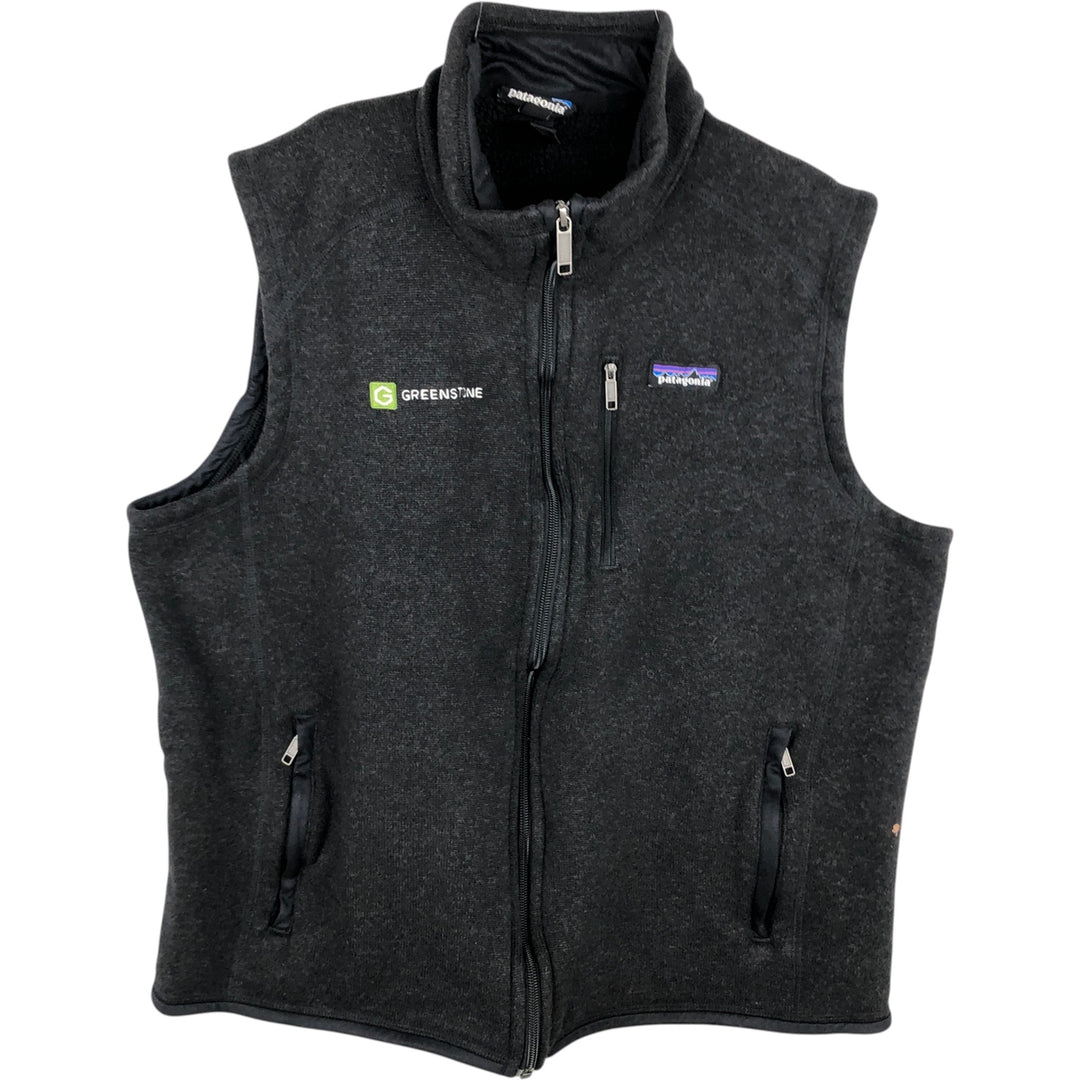 Patagonia STY25881FA16 Fleece Vest, Men's XL polyester black type Vintage Second Hand