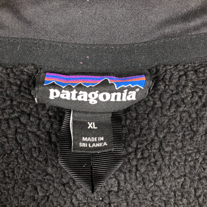 Patagonia STY25881FA16 Fleece Vest, Men's XL polyester black type Vintage Second Hand