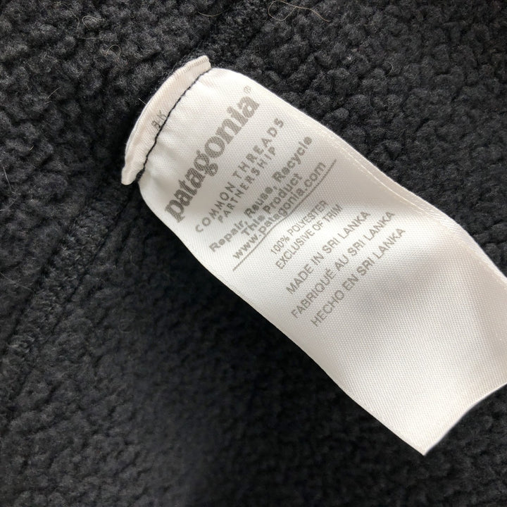 Patagonia STY25881FA16 Fleece Vest, Men's XL polyester black type Vintage Second Hand