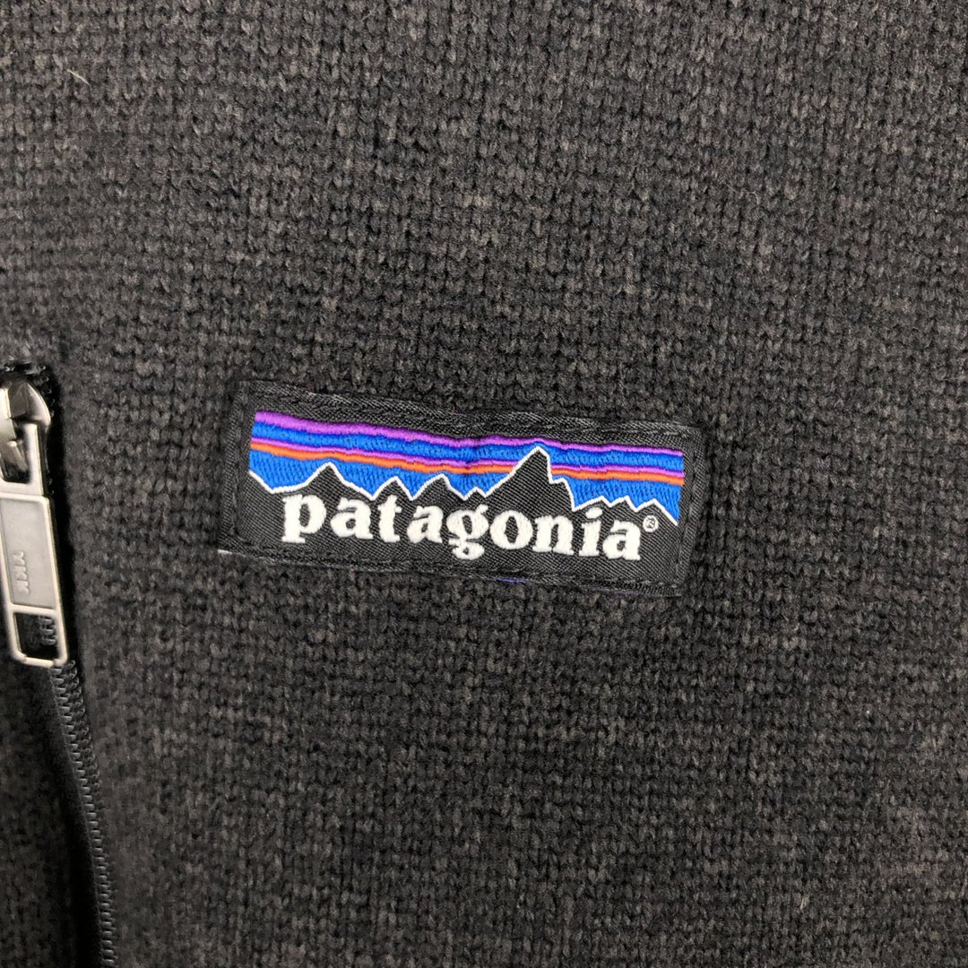 Patagonia STY25881FA16 Fleece Vest, Men's XL polyester black type Vintage Second Hand