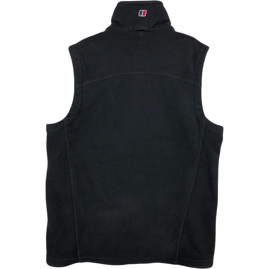 Berghaus fleece vest, men's size L polyester black type Vintage Second Hand