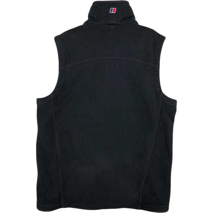 Berghaus fleece vest, men's size L polyester black type Vintage Second Hand
