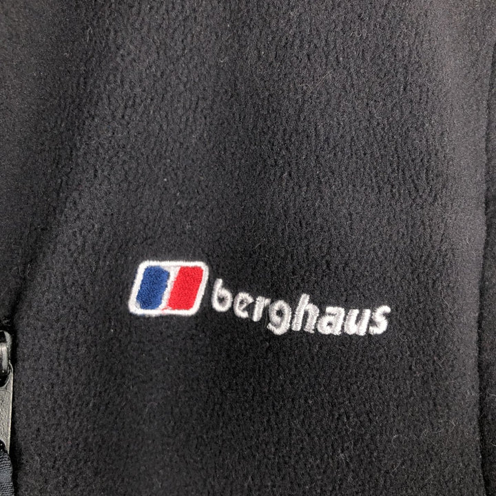 Berghaus fleece vest, men's size L polyester black type Vintage Second Hand