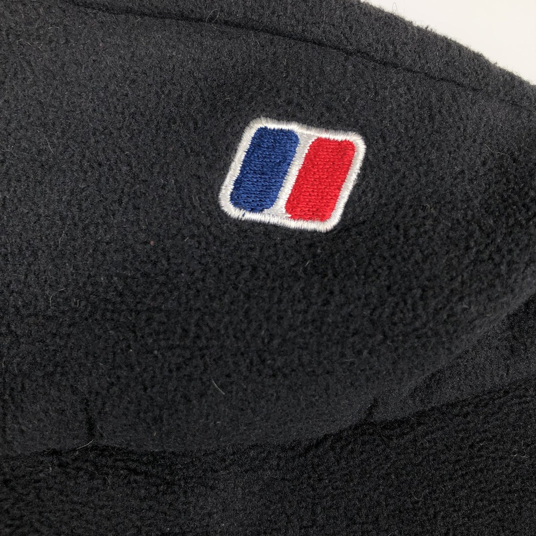 Berghaus fleece vest, men's size L polyester black type Vintage Second Hand