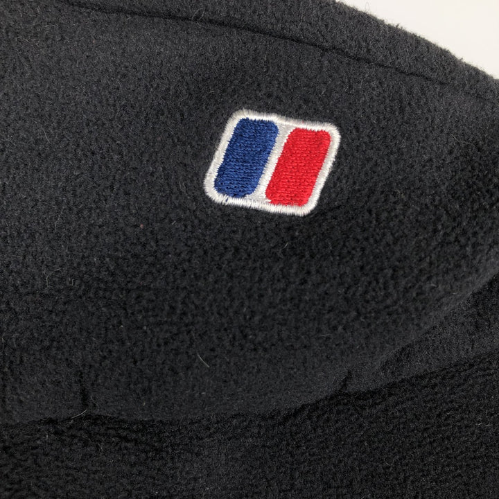 Berghaus fleece vest, men's size L polyester black type Vintage Second Hand