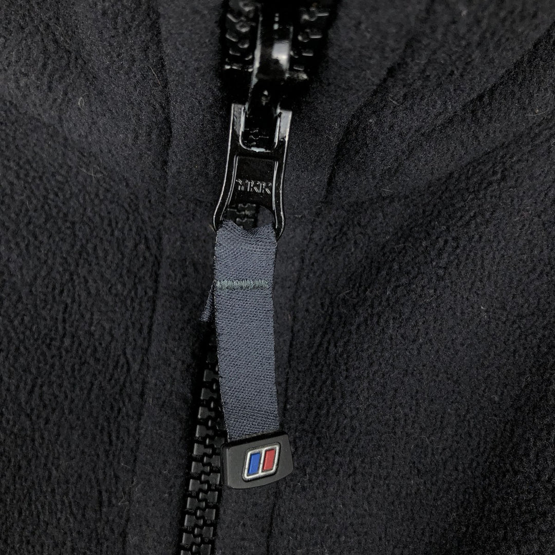 Berghaus fleece vest, men's size L polyester black type Vintage Second Hand