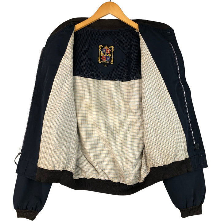 90'S vintage his SPORTSWEAR Derby jacket, cup shoulder, men's size XL unclear navy blue type Vintage Second Hand