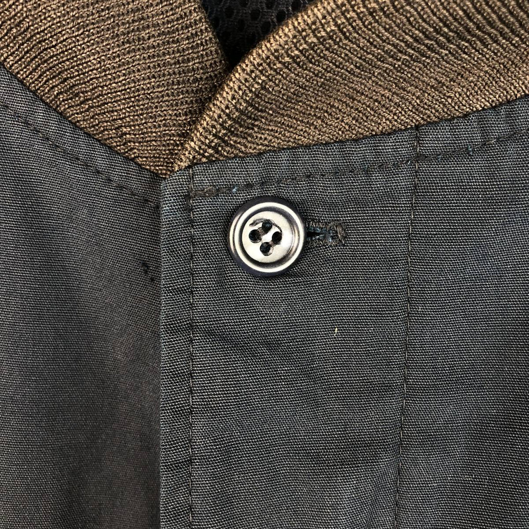 90'S vintage his SPORTSWEAR Derby jacket, cup shoulder, men's size XL unclear navy blue type Vintage Second Hand