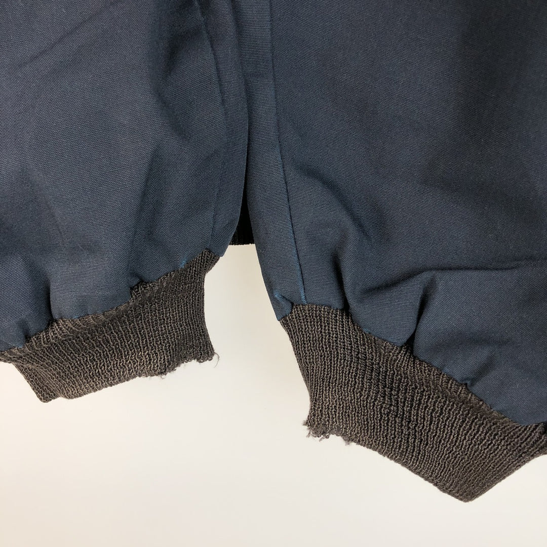 90'S vintage his SPORTSWEAR Derby jacket, cup shoulder, men's size XL unclear navy blue type Vintage Second Hand