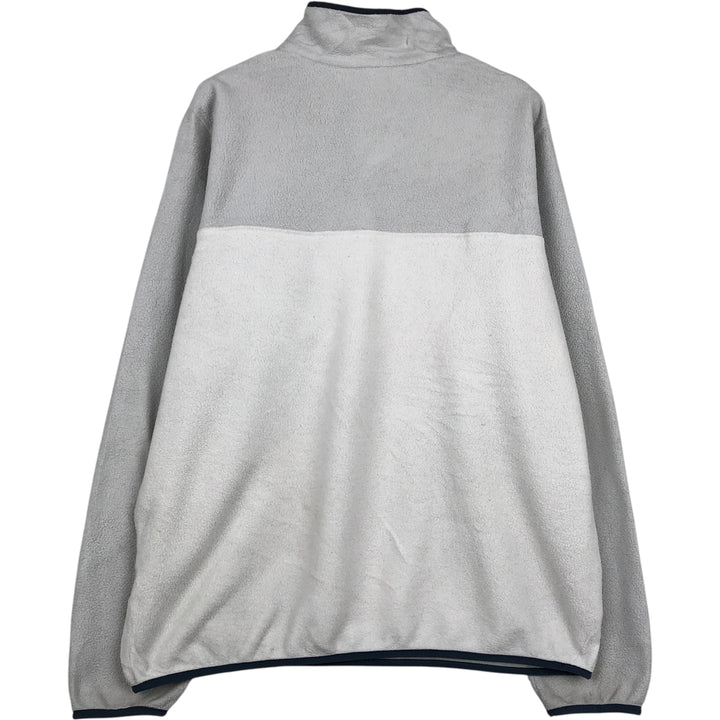 Patagonia Lightweight Synchilla Snap Tee 25455FA17 Half-Snap Fleece Pullover, Women's XL polyester gray type Vintage Second Hand