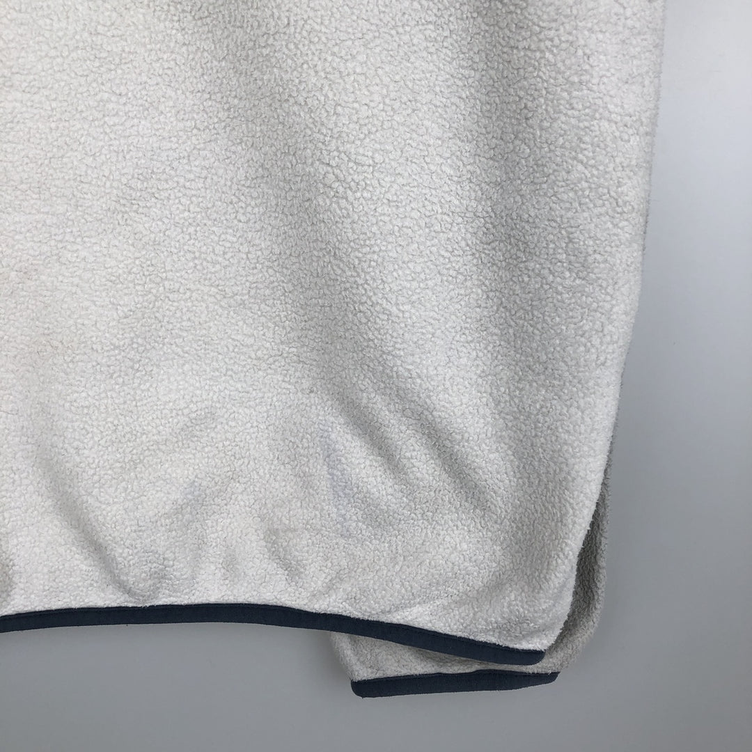 Patagonia Lightweight Synchilla Snap Tee 25455FA17 Half-Snap Fleece Pullover, Women's XL polyester gray type Vintage Second Hand