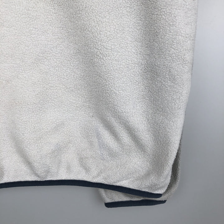 Patagonia Lightweight Synchilla Snap Tee 25455FA17 Half-Snap Fleece Pullover, Women's XL polyester gray type Vintage Second Hand