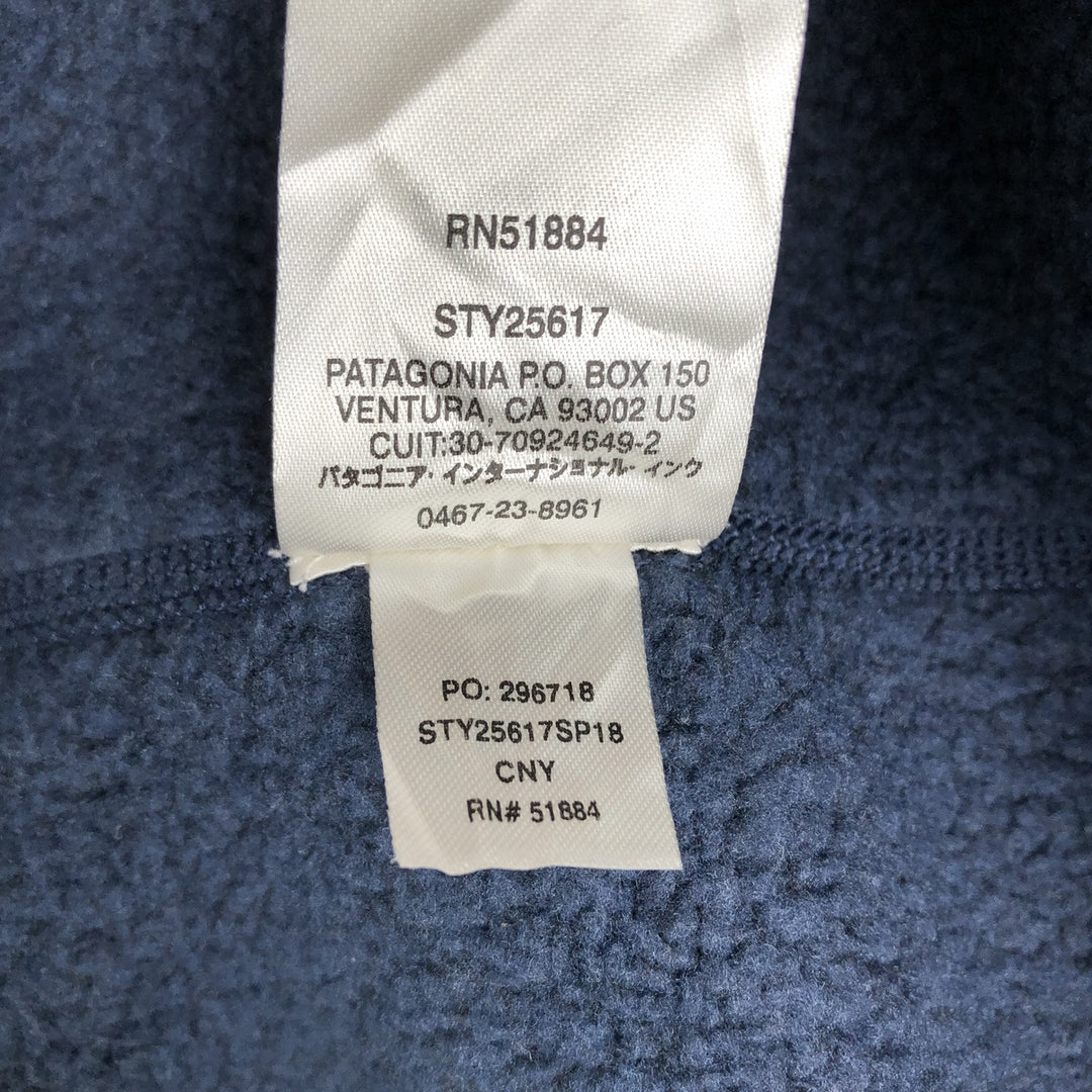Patagonia Better Sweater 1 polyester navy blue type Vintage Second Hand