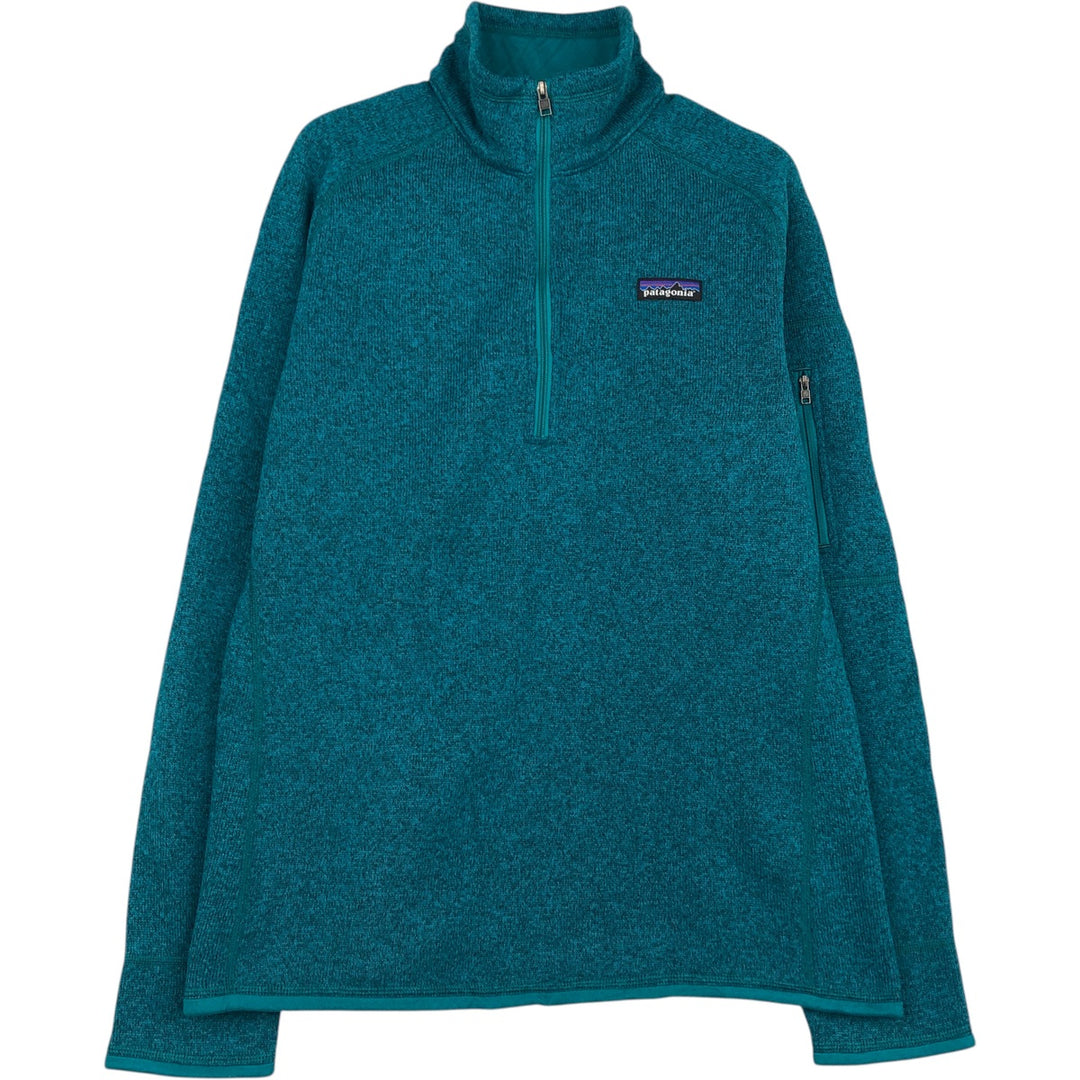 Patagonia Better Sweater 1 polyester turquoise blue Vintage Second Hand