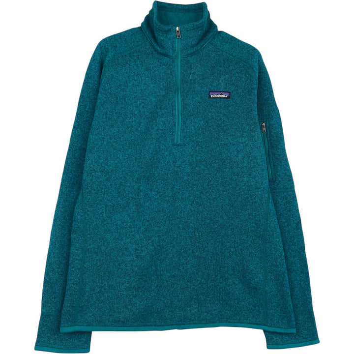 Patagonia Better Sweater 1 polyester turquoise blue Vintage Second Hand