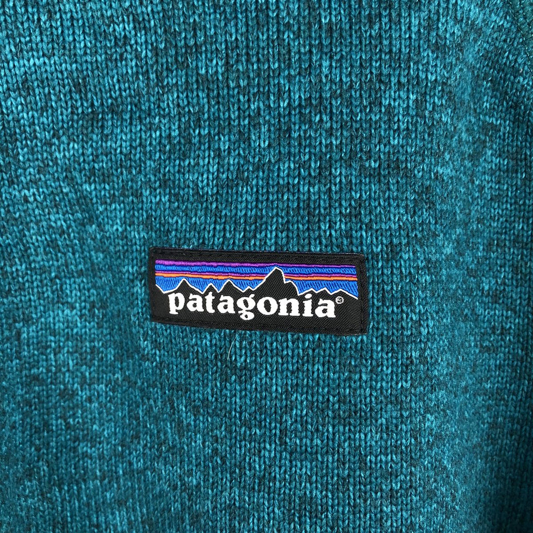 Patagonia Better Sweater 1 polyester turquoise blue Vintage Second Hand