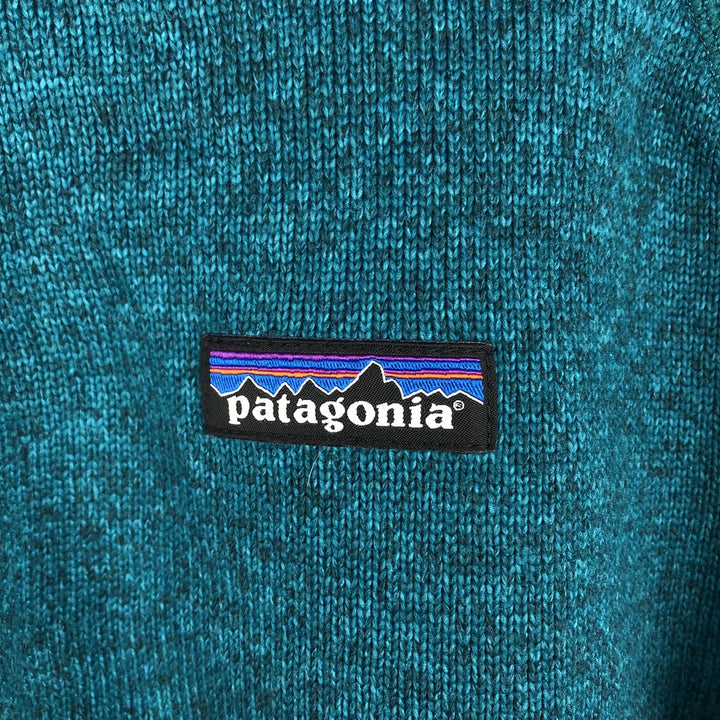 Patagonia Better Sweater 1 polyester turquoise blue Vintage Second Hand