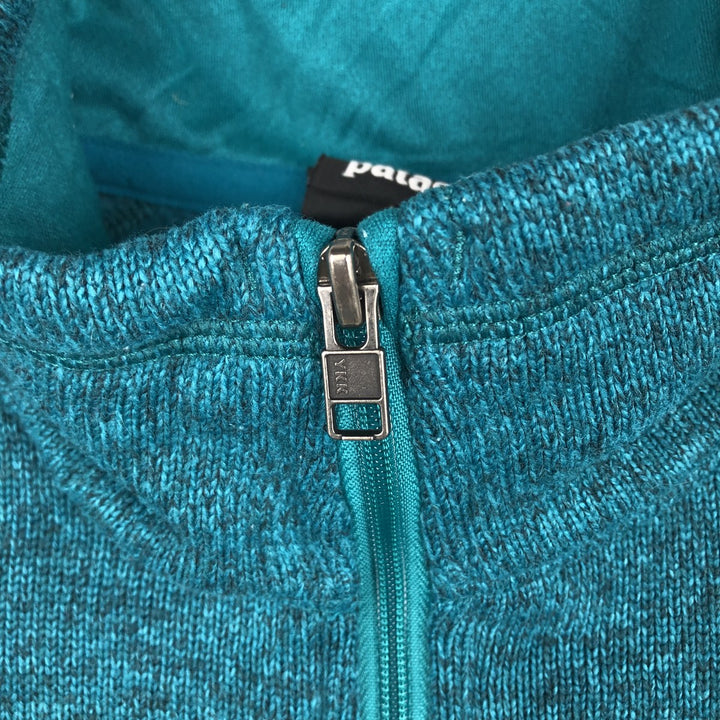 Patagonia Better Sweater 1 polyester turquoise blue Vintage Second Hand