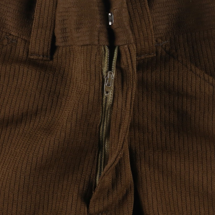 JCPenney PENN-PREST flared slacks, women's size L (w28), vintage unclear brown type Vintage Second Hand