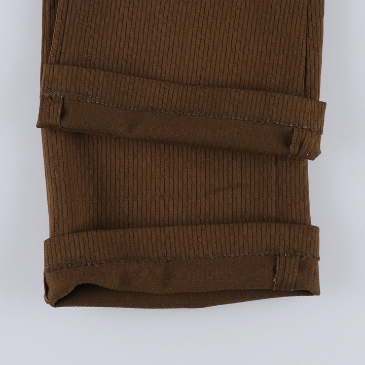 JCPenney PENN-PREST flared slacks, women's size L (w28), vintage unclear brown type Vintage Second Hand