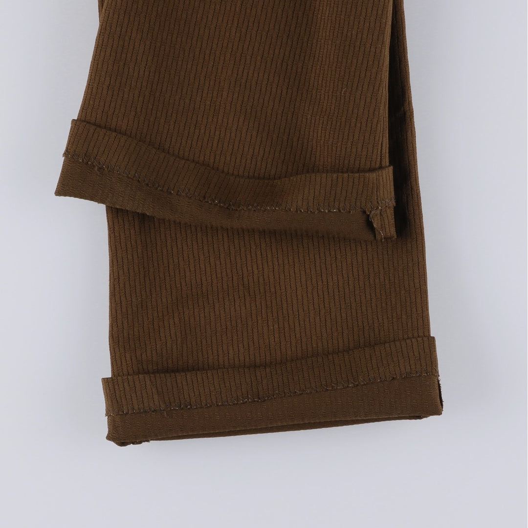 JCPenney PENN-PREST flared slacks, women's size L (w28), vintage unclear brown type Vintage Second Hand