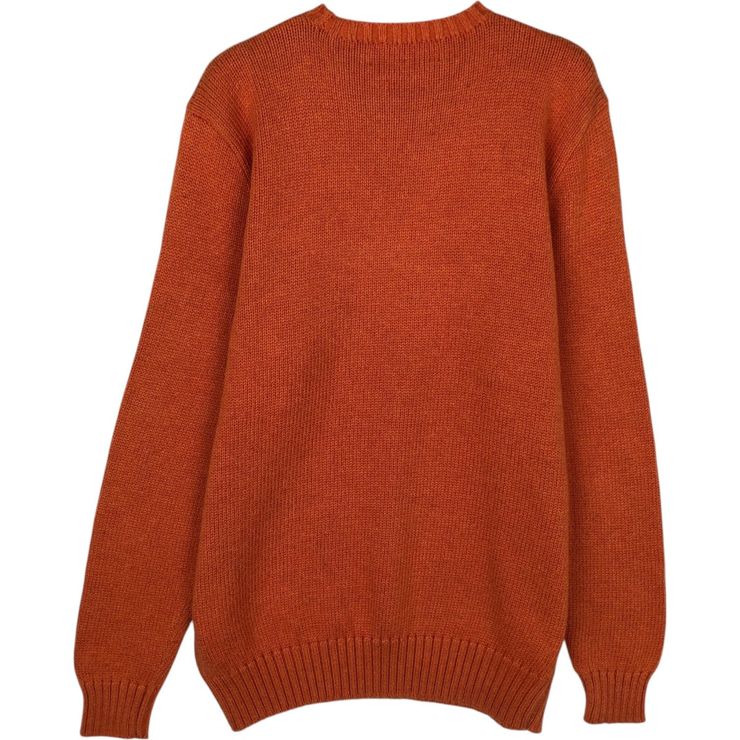 Ralph Lauren POLO by Ralph Lauren Cotton Knit Sweater Men's S cotton orange type Vintage Second Hand