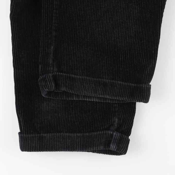 CLUB ROOM Two-pleat Corduroy Pants, Men's, W34 equivalent, Thick cotton black type Vintage Second Hand