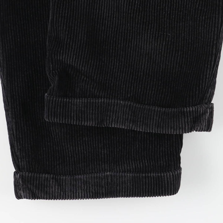 CLUB ROOM Two-pleat Corduroy Pants, Men's, W34 equivalent, Thick cotton black type Vintage Second Hand