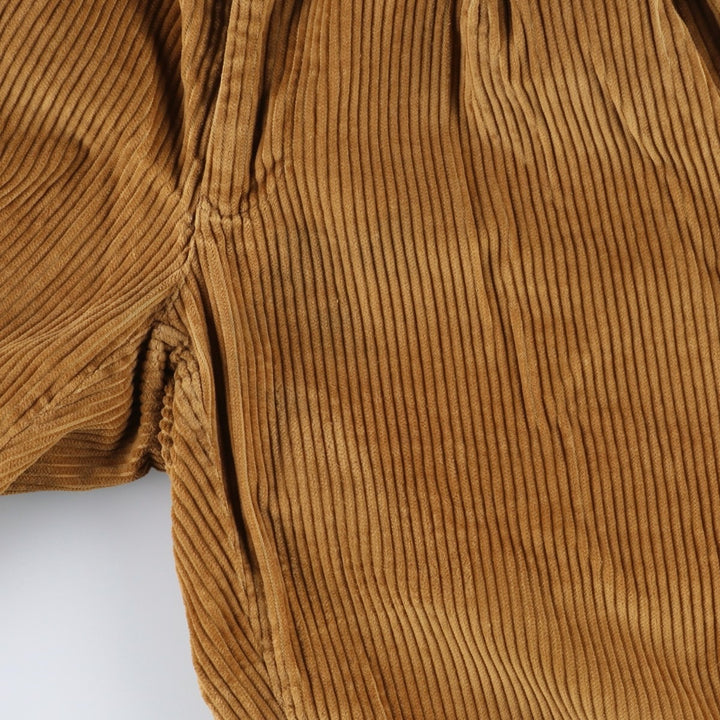 IZOD CLUB Two-pleat Corduroy Pants, Men's, Size 34 cotton beige type brown Vintage Second Hand