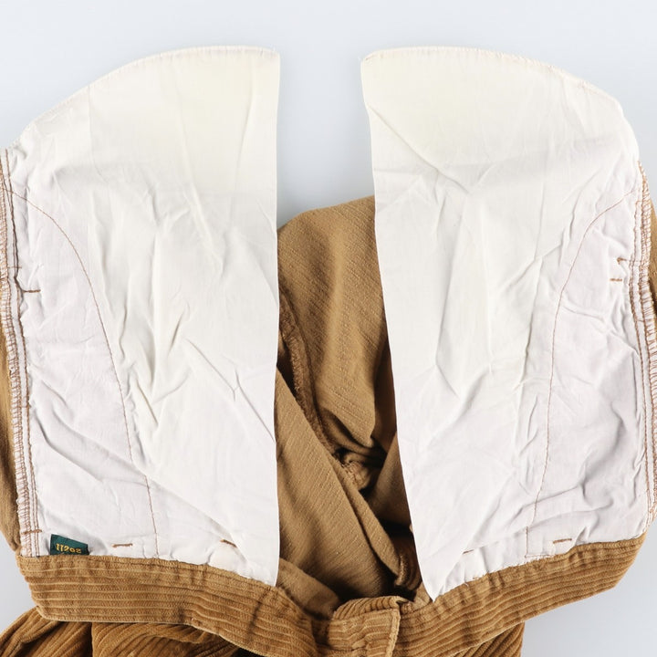 IZOD CLUB Two-pleat Corduroy Pants, Men's, Size 34 cotton beige type brown Vintage Second Hand
