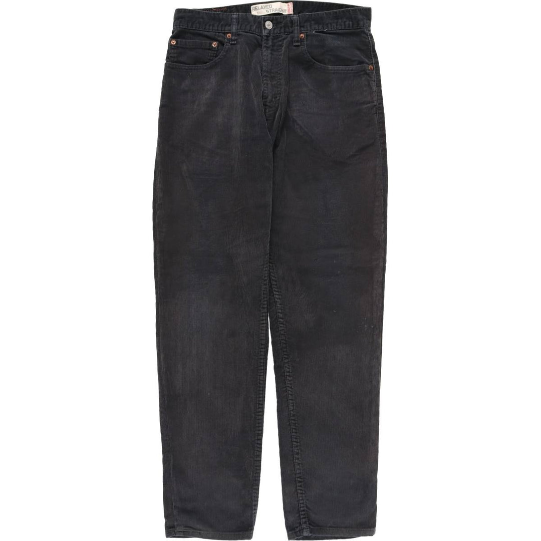 2000'S Levi's 559 Relaxed Straight Corduroy Pants, Men's, Size W32 cotton black type Vintage Second Hand