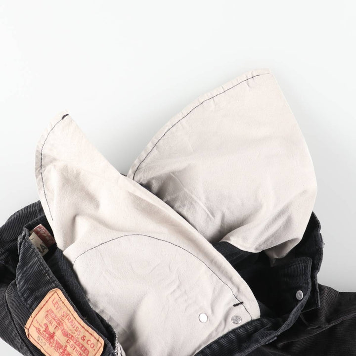 2000'S Levi's 559 Relaxed Straight Corduroy Pants, Men's, Size W32 cotton black type Vintage Second Hand