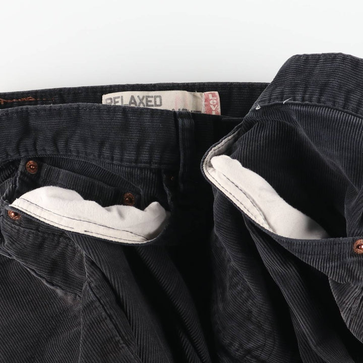 2000'S Levi's 559 Relaxed Straight Corduroy Pants, Men's, Size W32 cotton black type Vintage Second Hand