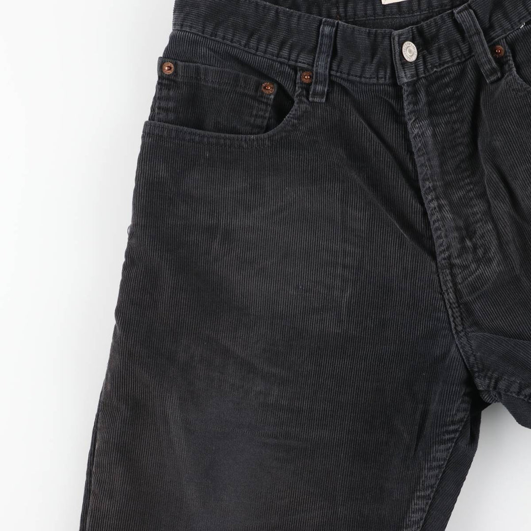 2000'S Levi's 559 Relaxed Straight Corduroy Pants, Men's, Size W32 cotton black type Vintage Second Hand