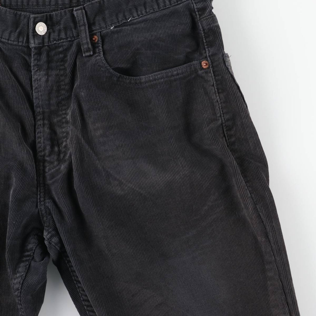 2000'S Levi's 559 Relaxed Straight Corduroy Pants, Men's, Size W32 cotton black type Vintage Second Hand