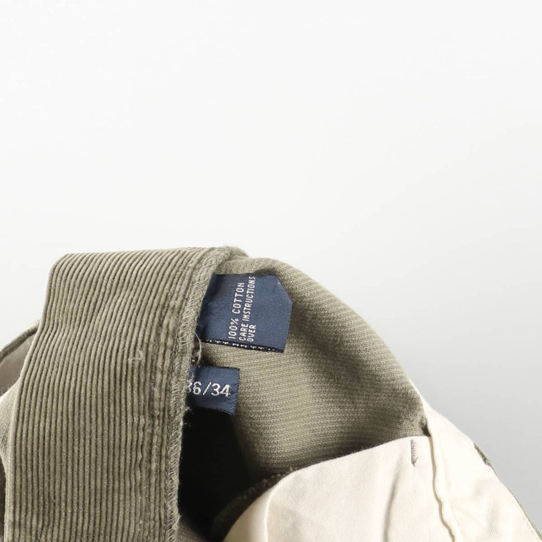 Ralph Lauren POLO by Ralph Lauren Corduroy Pants Men's W37 cotton Khaki type Vintage Second Hand