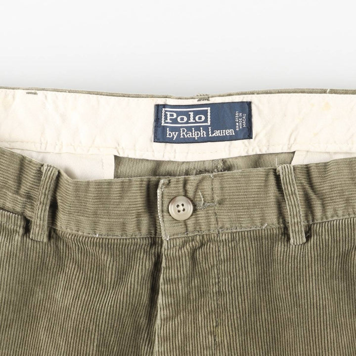 Ralph Lauren POLO by Ralph Lauren Corduroy Pants Men's W37 cotton Khaki type Vintage Second Hand