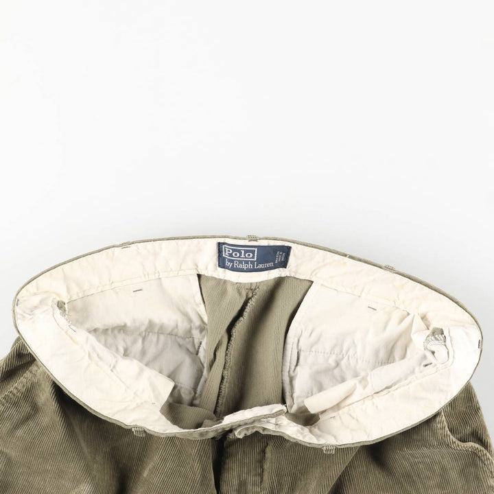 Ralph Lauren POLO by Ralph Lauren Corduroy Pants Men's W37 cotton Khaki type Vintage Second Hand