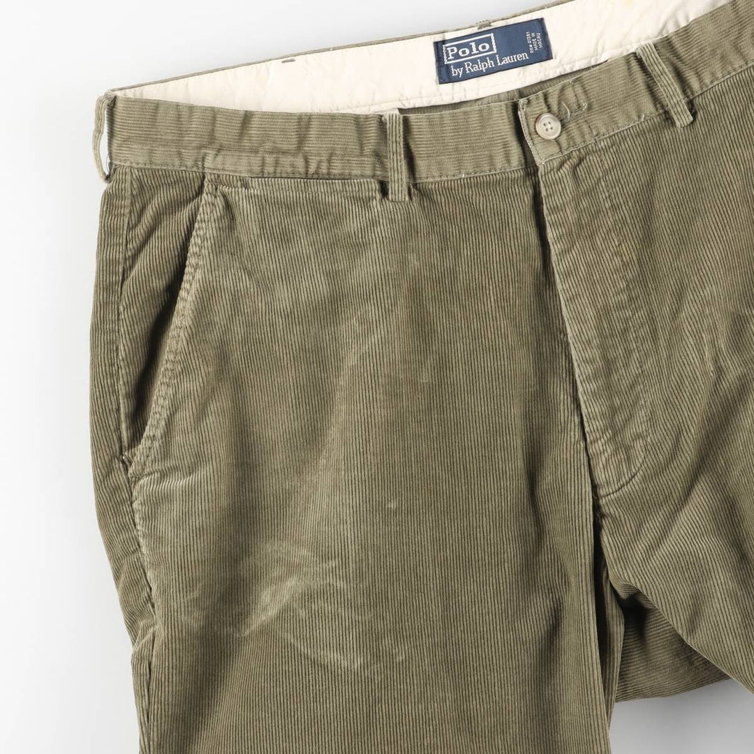 Ralph Lauren POLO by Ralph Lauren Corduroy Pants Men's W37 cotton Khaki type Vintage Second Hand