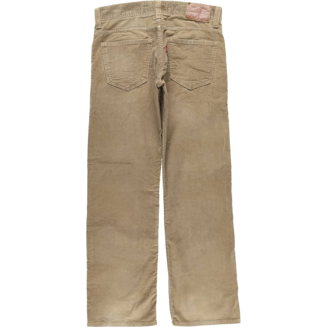 Levi's 549 Low Loose Corduroy Pants, Men's, Size 34 cotton beige type brown Vintage Second Hand