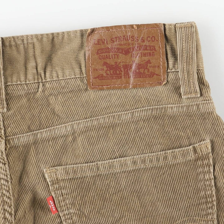 Levi's 549 Low Loose Corduroy Pants, Men's, Size 34 cotton beige type brown Vintage Second Hand