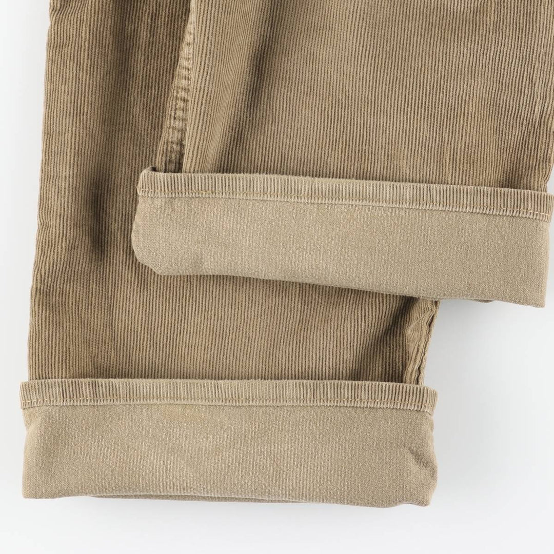 Levi's 549 Low Loose Corduroy Pants, Men's, Size 34 cotton beige type brown Vintage Second Hand